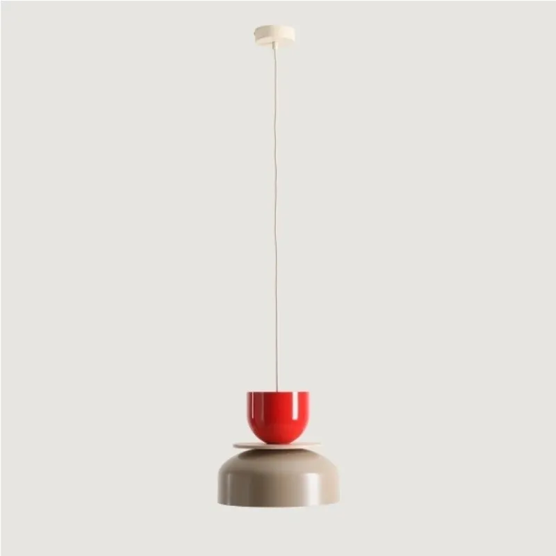 Modern Dual‑Shade Pendant Lamp With Scandinavian Style S227