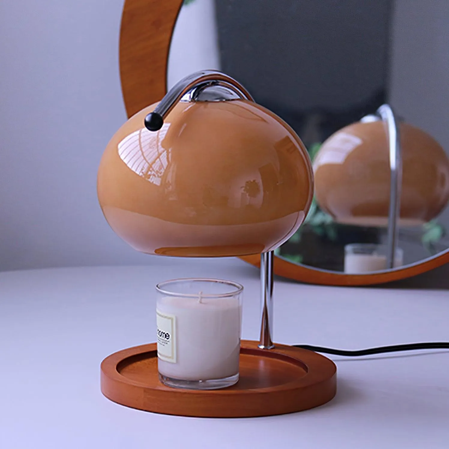 Modern Bauhaus Glass Candle Warmer Table Lamp M43