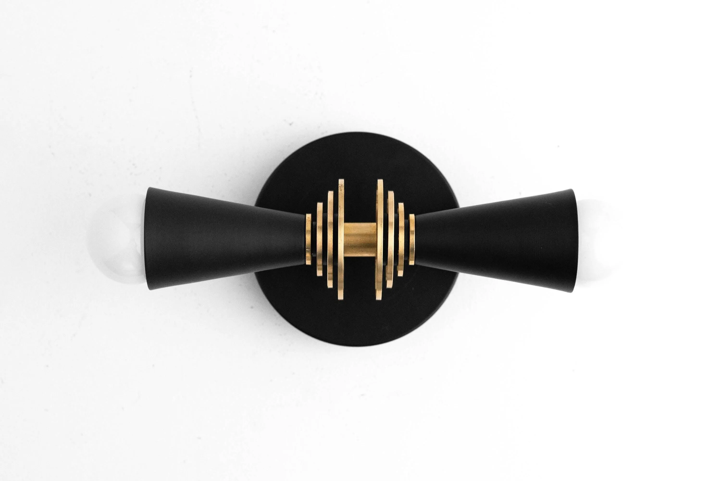 Pyralis Cone Art Deco Wall Light - Multi-Directional Sconce for Vanity or Wall T345