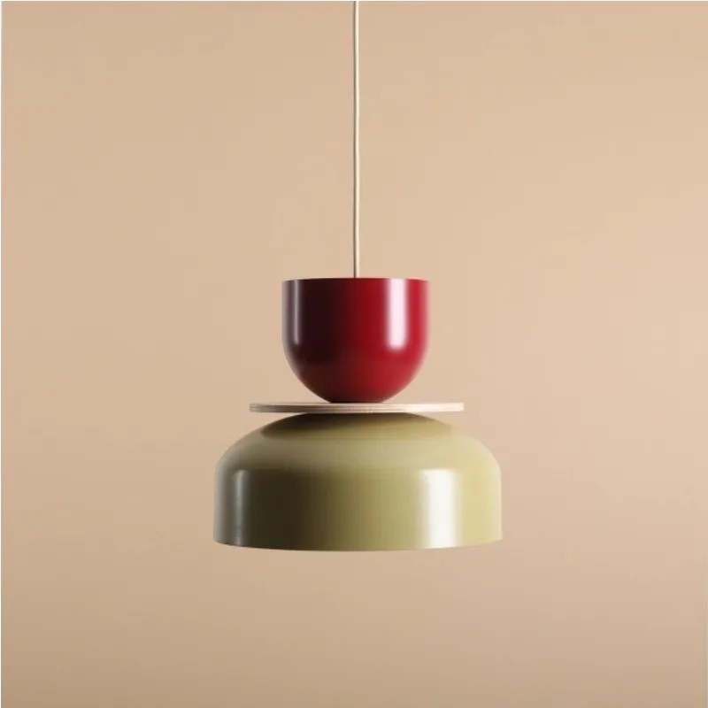 Modern Dual‑Shade Pendant Lamp With Scandinavian Style S227