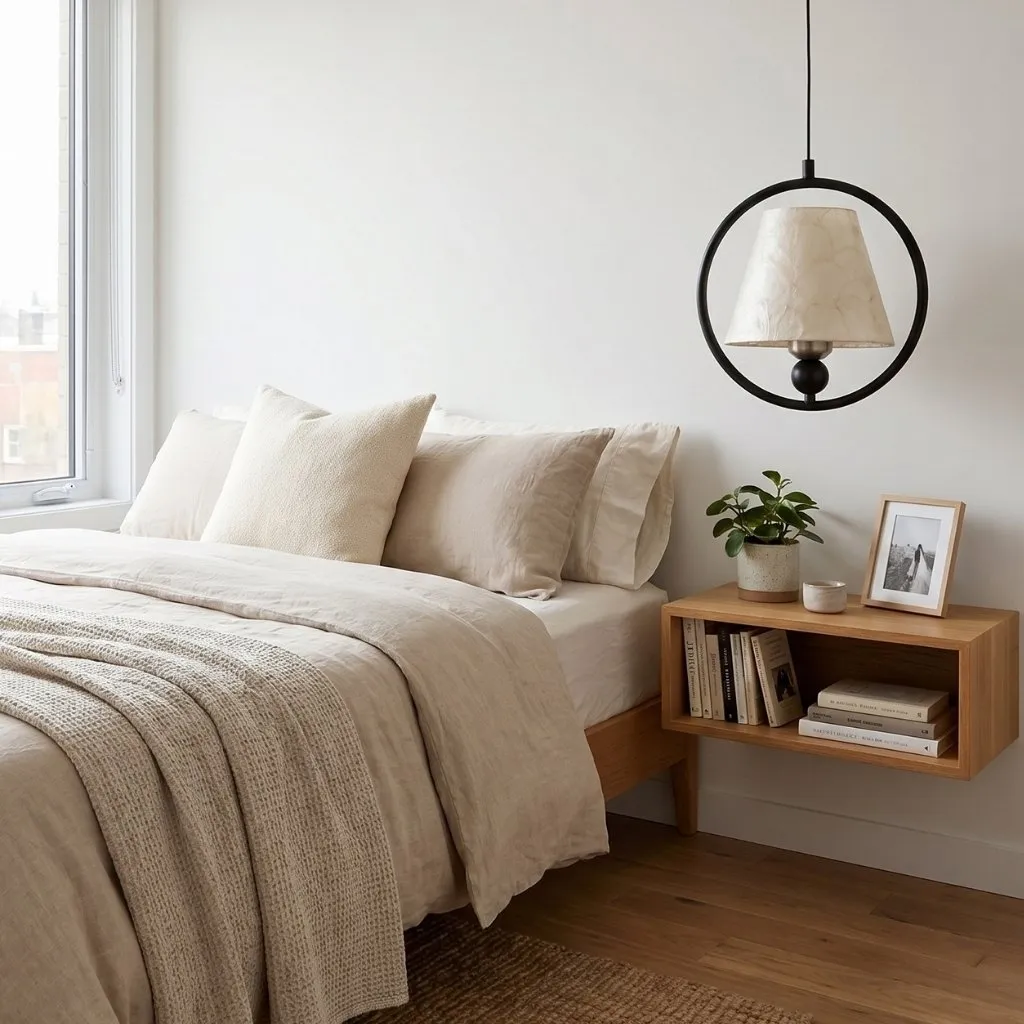 Shellure Sculptural Design Ring Hanging Lamp - Modern Pendant Light for Cozy Interiors T2228