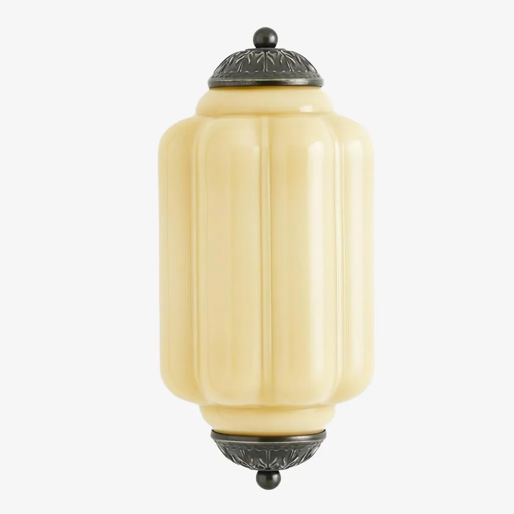 Eloise Elegant Glass Wall Sconce - Vintage Lighting for Bedroom T290