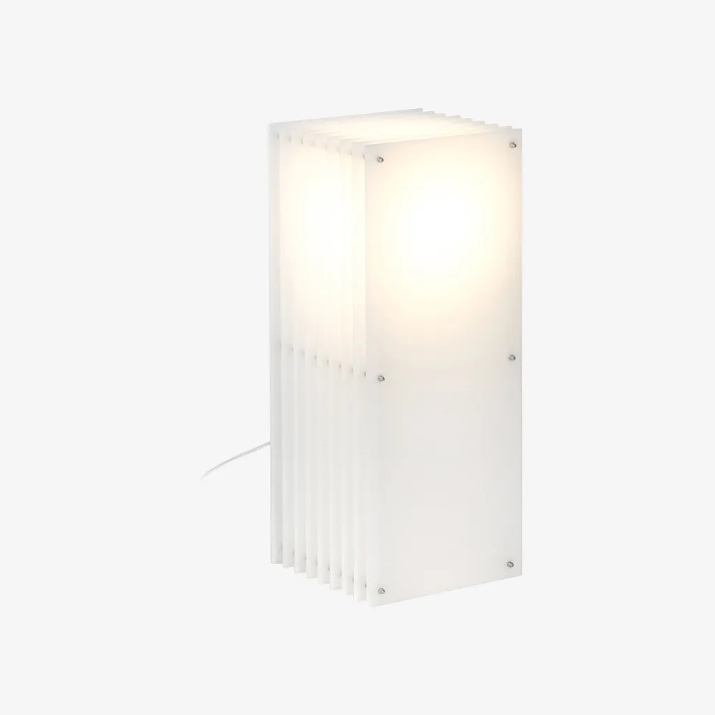 Geometric Layering Cuboid Lamp – Modern Acrylic Sunset Ambient Table Lamp S372