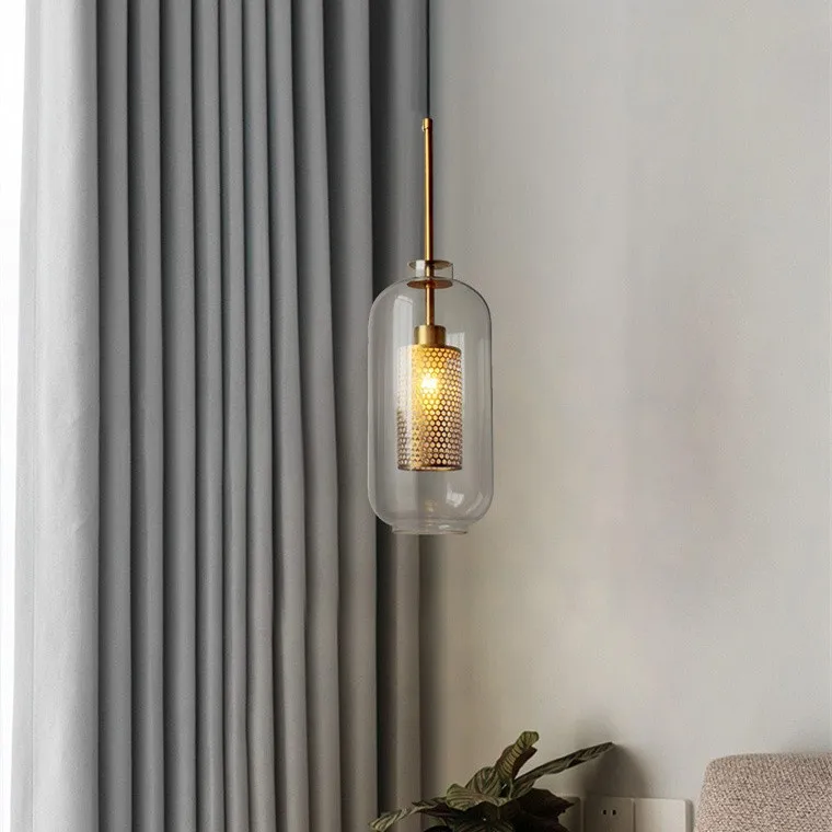 Modern Chiswick Glass Pendant Light Fixtures for Kitchen Dining Room