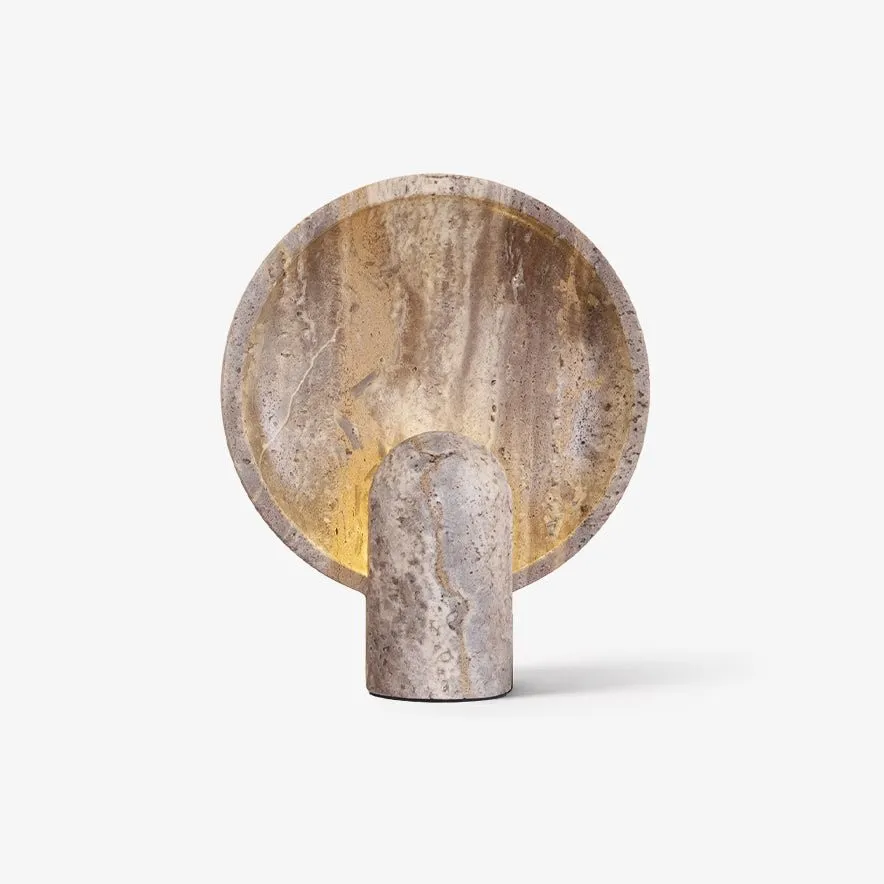 Wabi-sabi Style Eclipse Stone Table Lamp G18