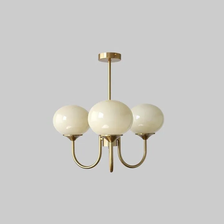 Bauhaus Glass Ball Marshmallow Chandelier S200