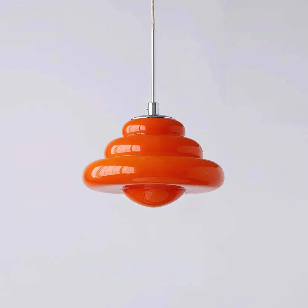 Tiered Pendant Lamp - Modern Glass and Metal for Dining Room S245