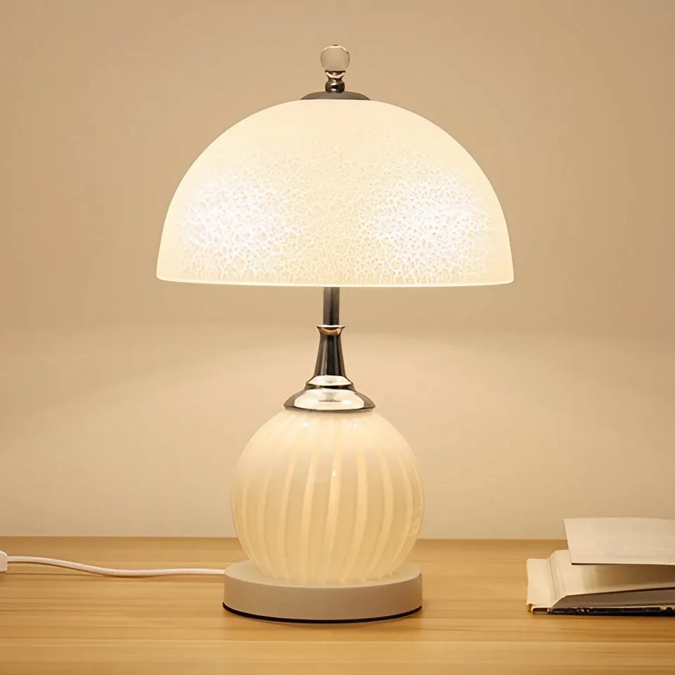Mushroom Bedside Table Lamp for Bedroom