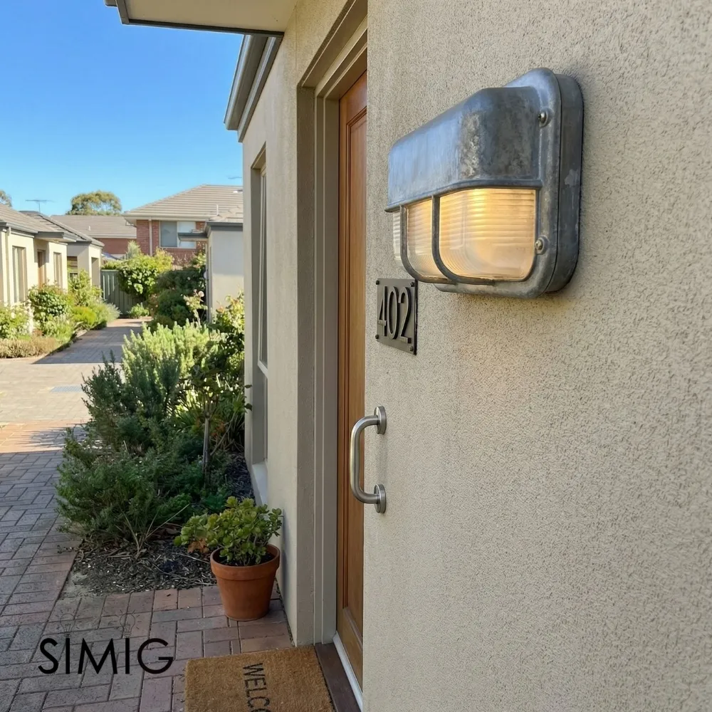 Morvane Industrial Outdoor Wall Lamp Cage Design - Outdoor Entry Light T1196