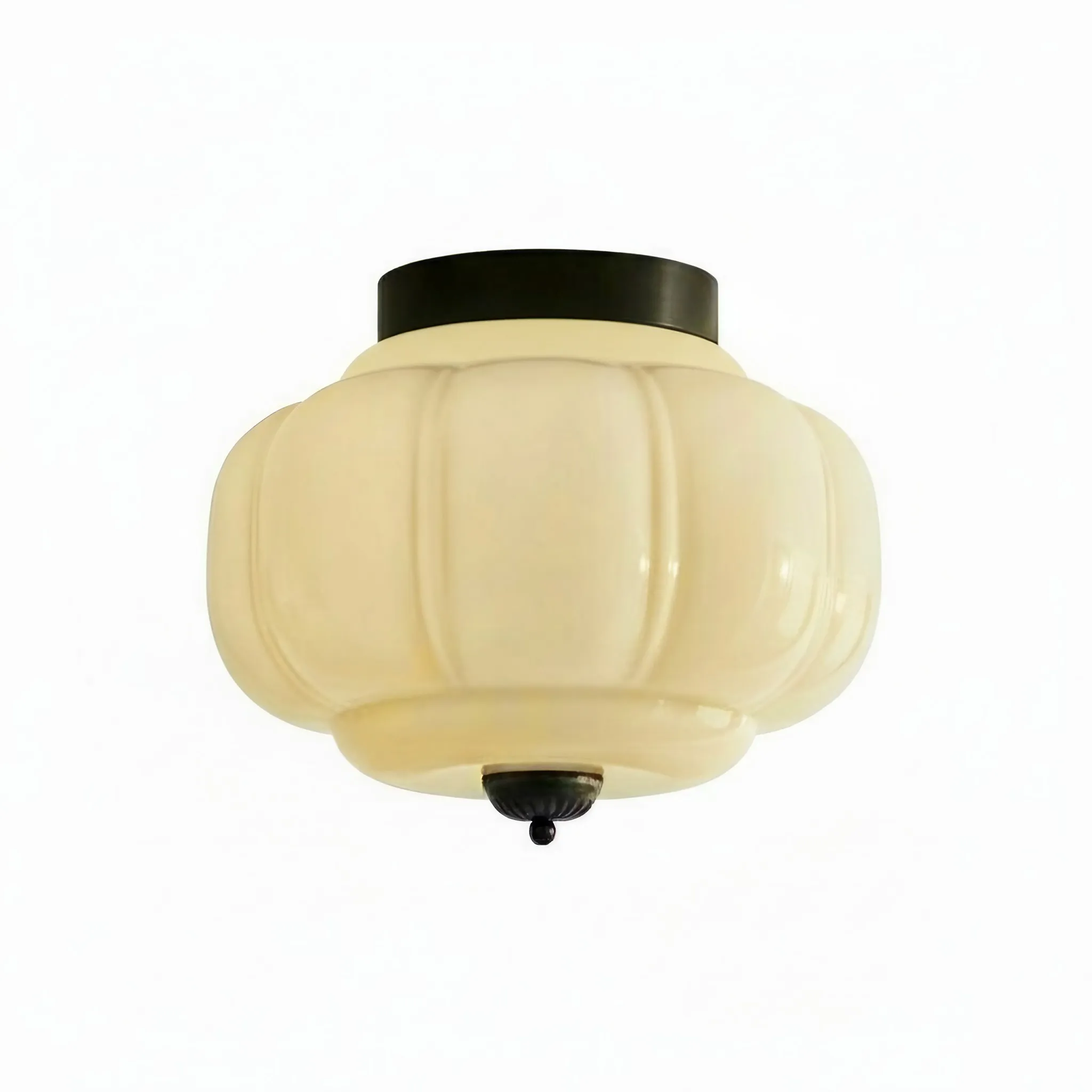 Eloise Ceiling Light - Elegant Retro Brass Ceiling Light for Living Room G55