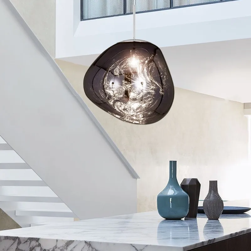 Dynamic Surface Pendant Light For Living Room S208