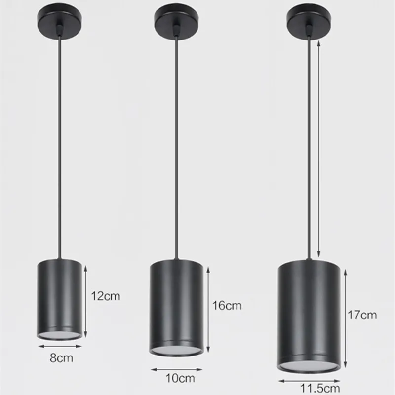 VIRHEM Tubular LED Pendant Light