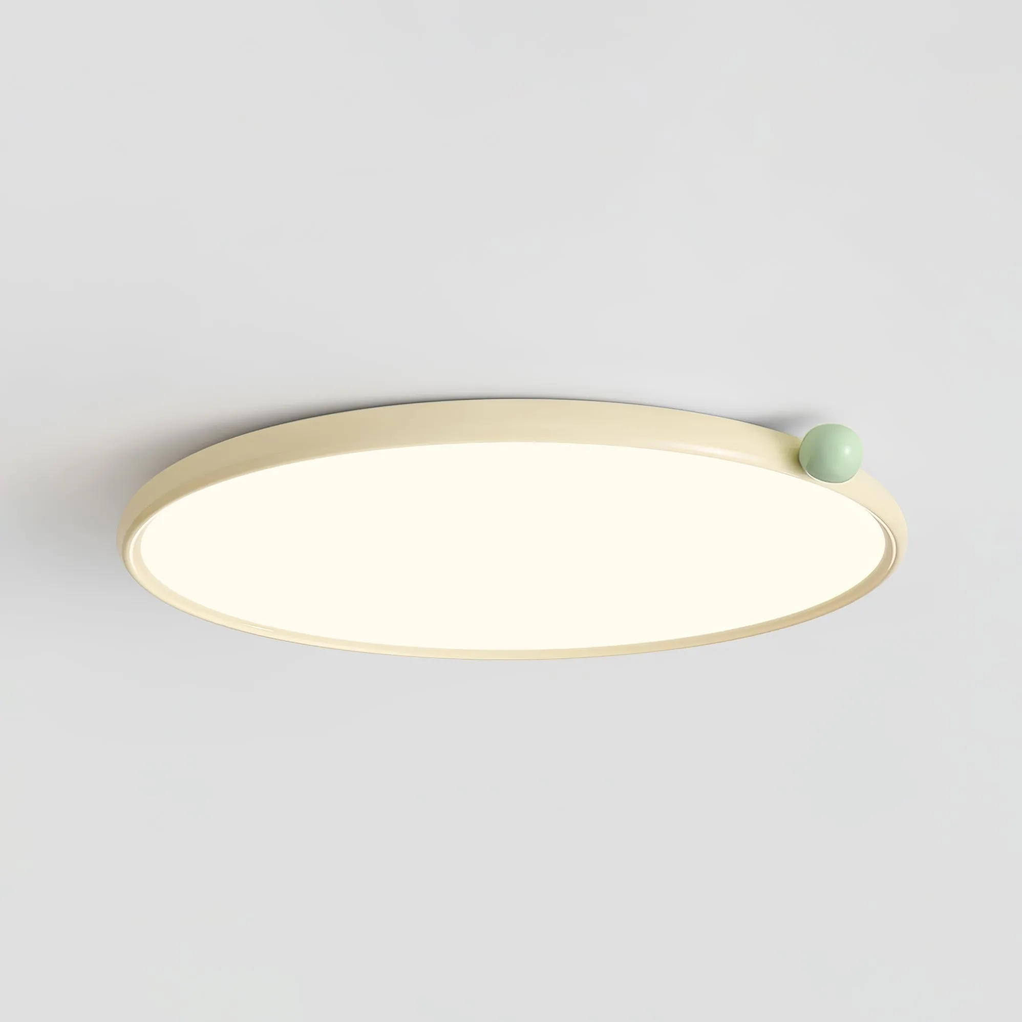 Minimalist Disc Cream Style Ultra-thin Ceiling Lamp M440