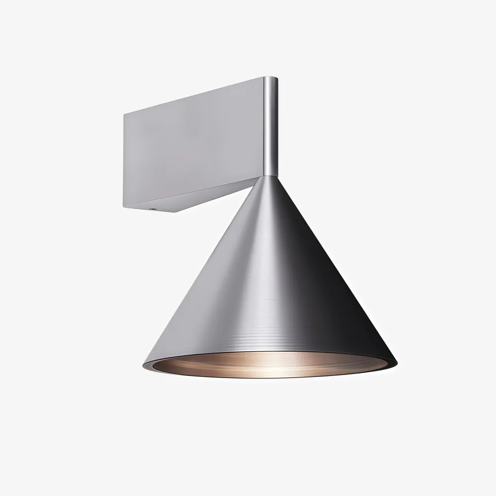 Metorq Sculptural Cone Wall Lamp - Minimal Wall Sconce for Entryway T1197