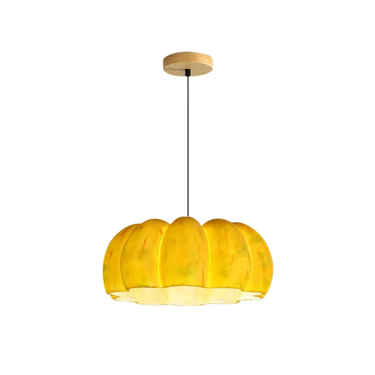 Nordic Rustic Pumpkin Pendant Light S04