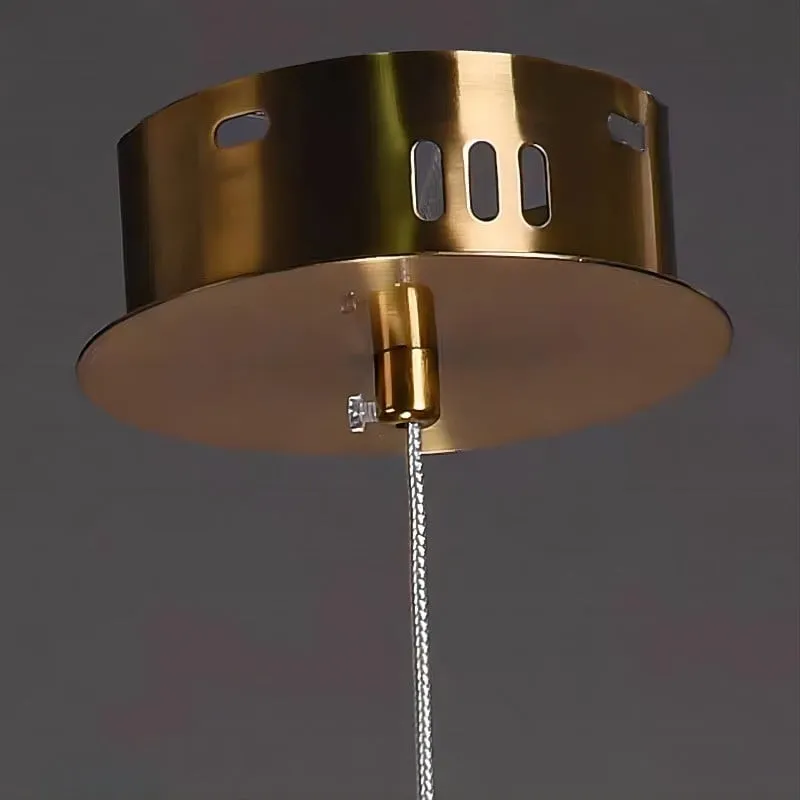 Scandinavian Cylinder Oval Glass Pendant Light M63