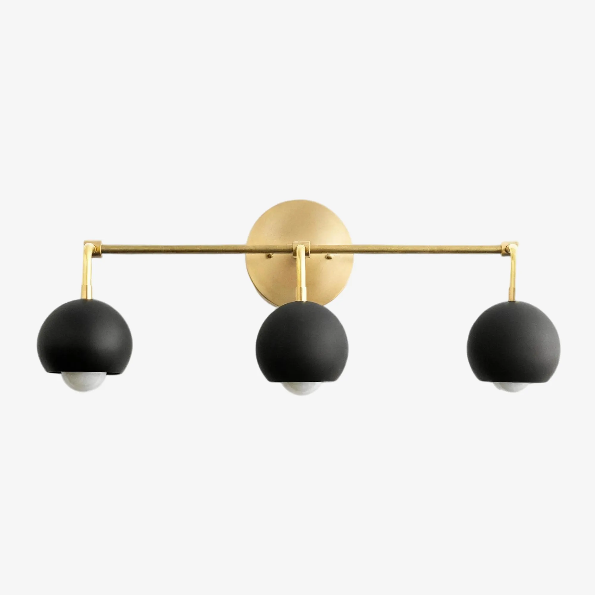 Metio Dome Decorative Vanity Light - Classic Orb Shade Bathroom Wall Lamp T324