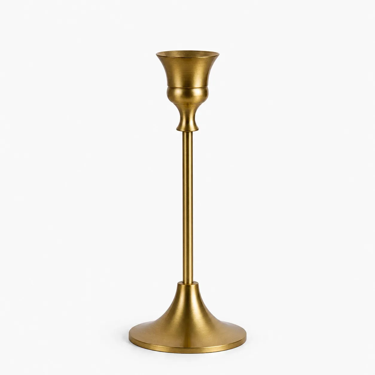 Vintage Brass Single Taper Candle Holder
