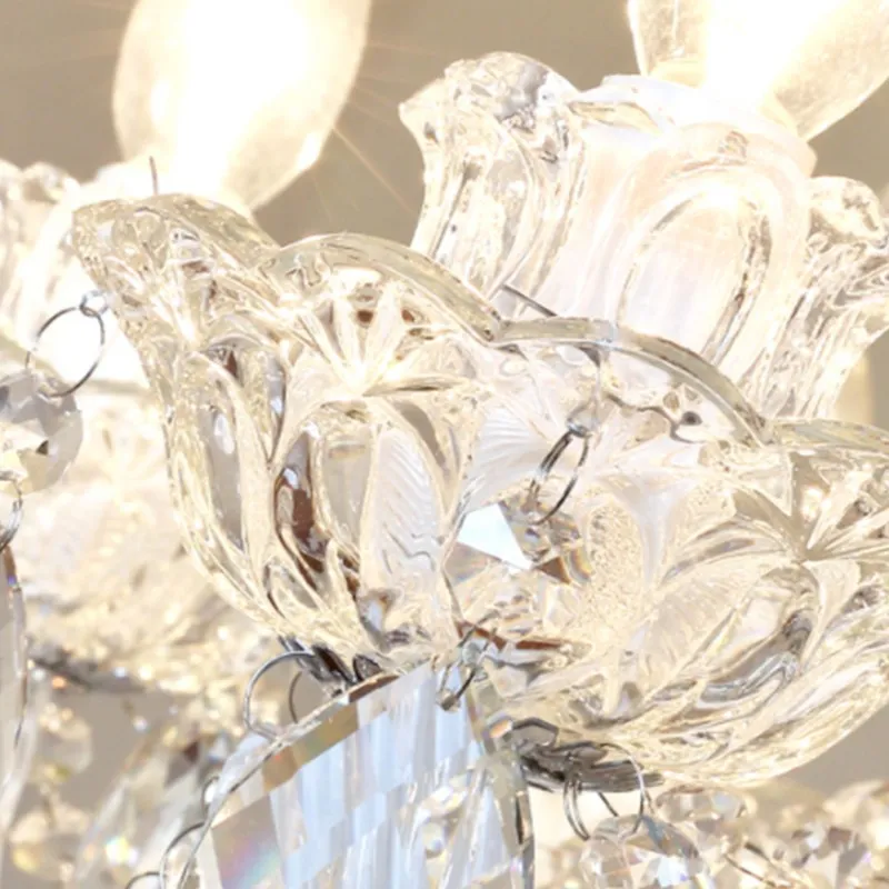 Candlestick Crystal Wall Light