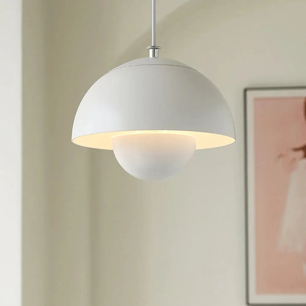 Scandinavian Metal Flower Pendant Light - Living Room Fixture S97