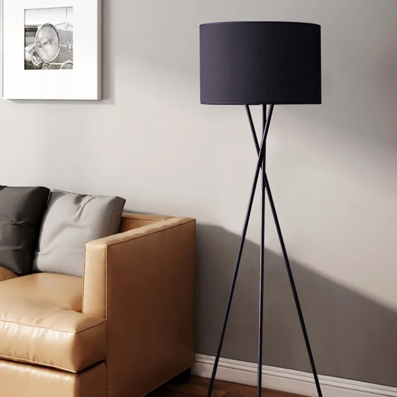 Modern Tripod Floor Lamp for Bedroom/Living Room