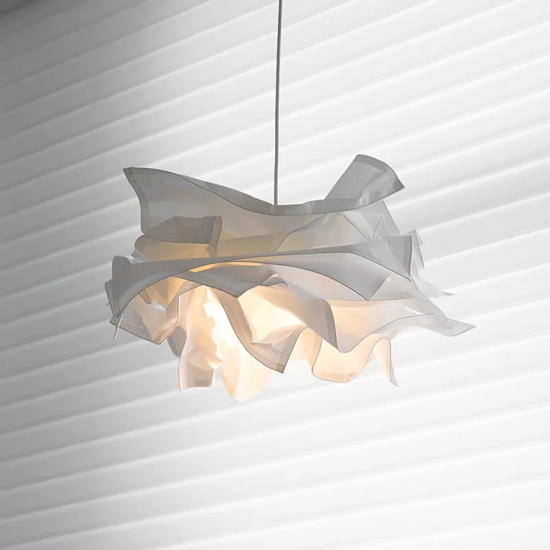 Cloud Shape Pendant Light Minimal Paper - Bedroom Ambient Lighting S137