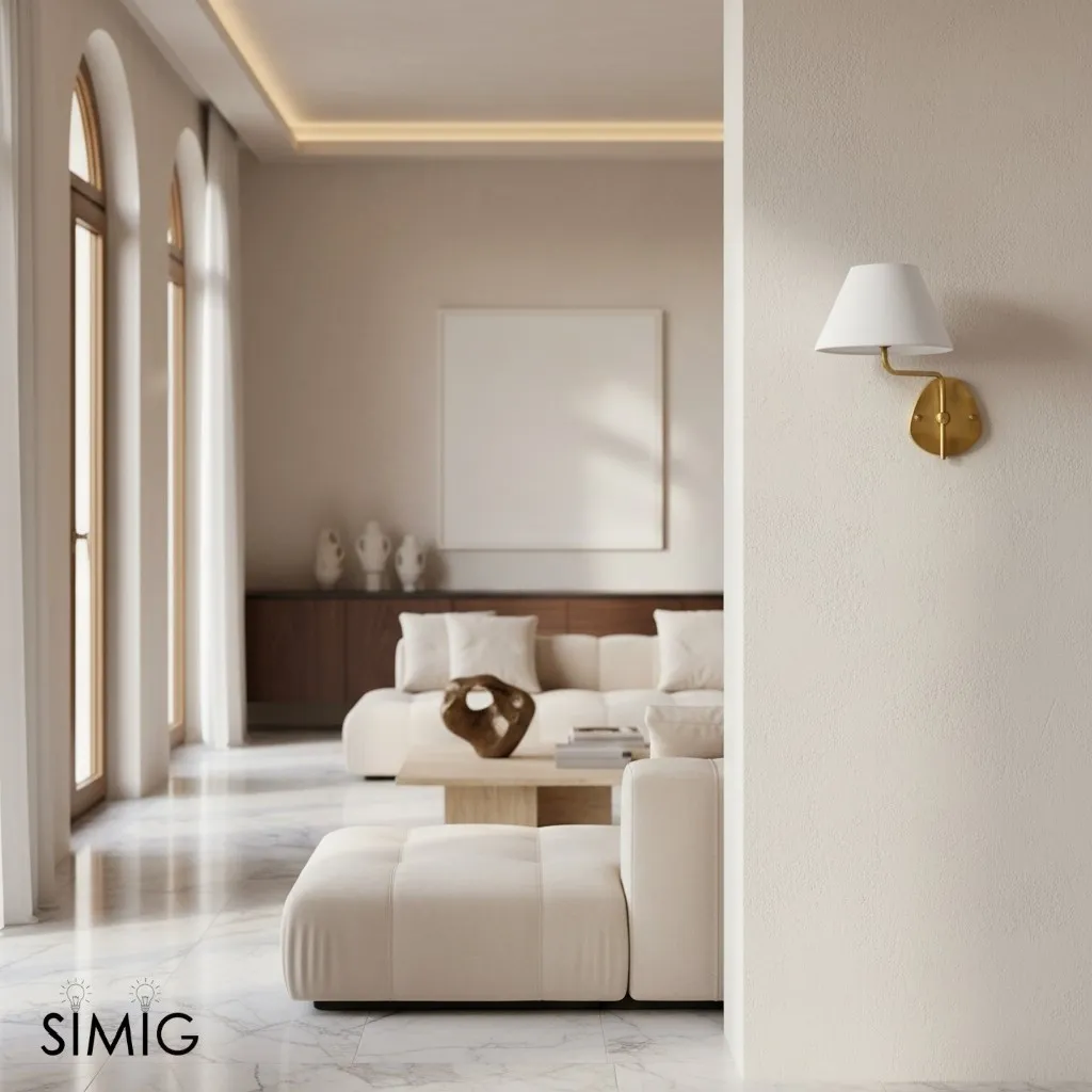 Kulo Sleek Metal Wall Lamp – Contemporary Design for Living Room & Hallway T425