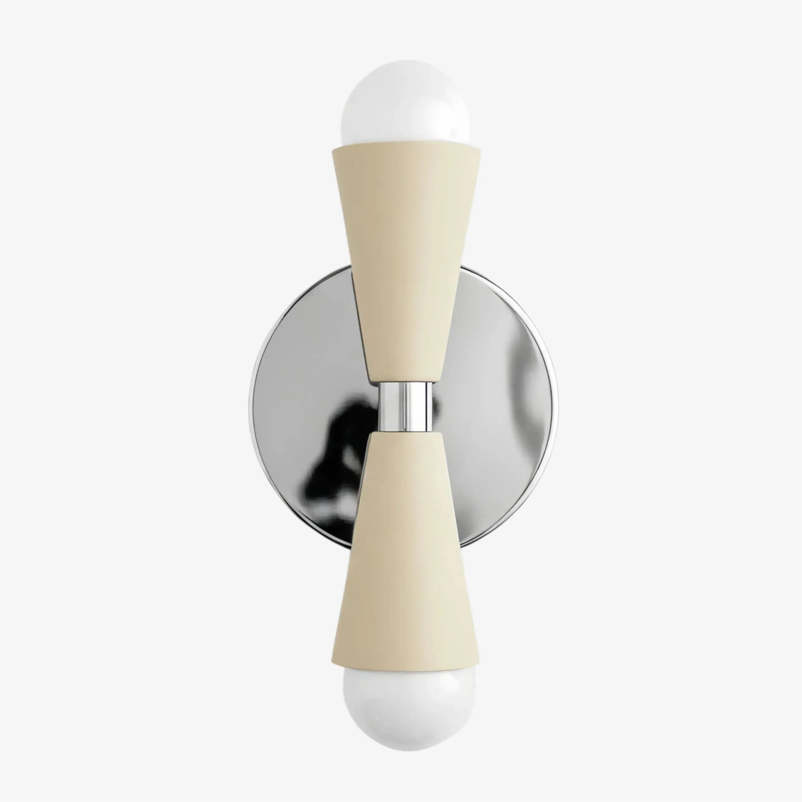 Pyralis  Cone Shade  Double Wall Light - Contemporary Living Room Glow T334