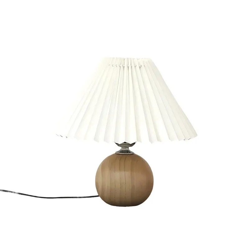 Modern Pleated Table Lamp Beside Lamp