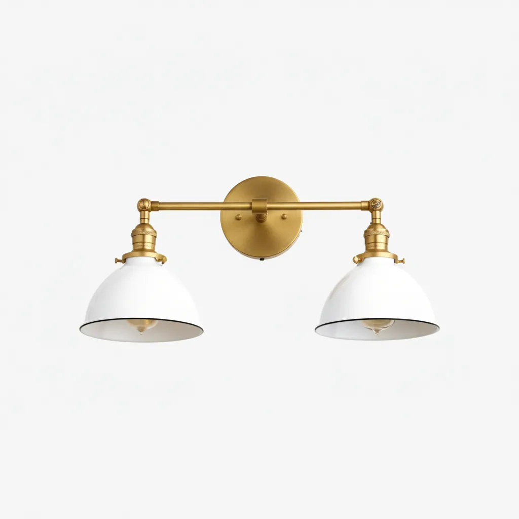 Conique Metal Industrial Vanity Light - Modern Bathroom Lighting Fixture T335