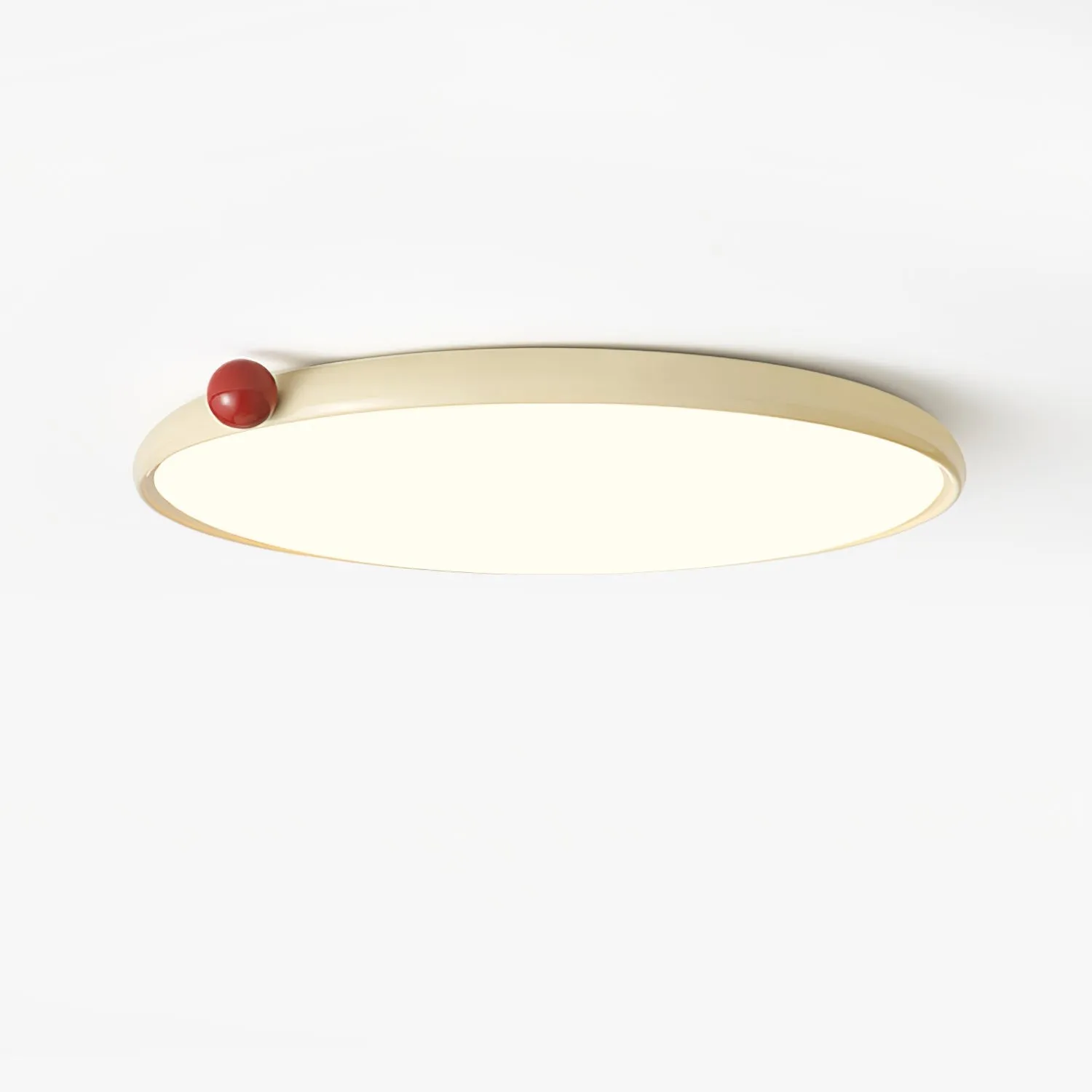 Minimalist Disc Cream Style Ultra-thin Ceiling Lamp M440