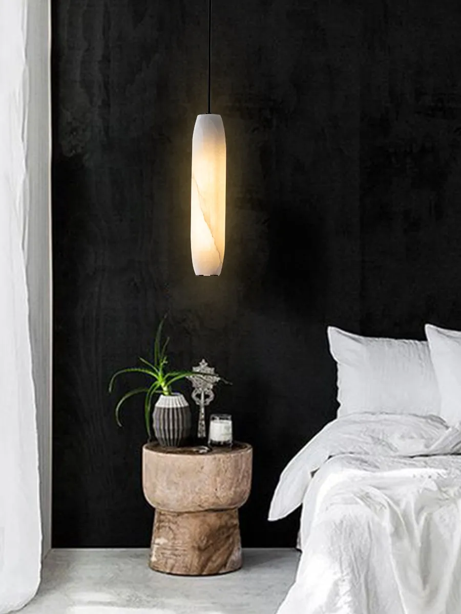 Alabaster Flute Pendant Light T1660