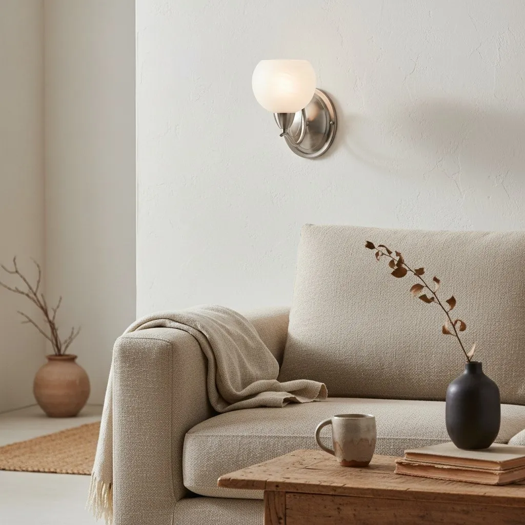 Armicora Modern Curved Wall Light - Elegant Decorative Fixture for Living Rooms & Bedrooms T977