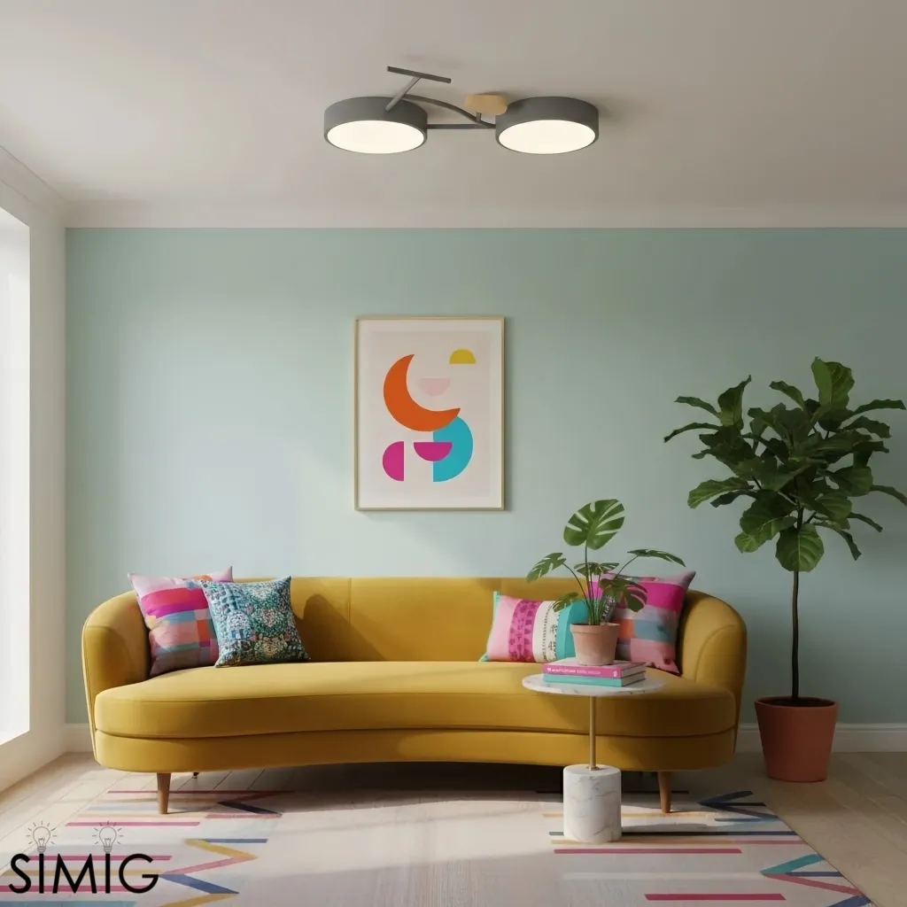 Nordic Fun Bicycle LED Ceiling Lamp - Wood Disc Design for Children's Room S380