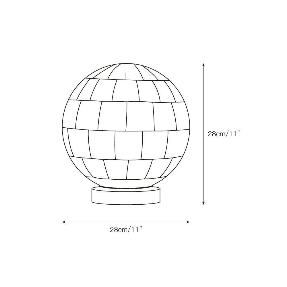 Alabaster Ball Table Lamp T1657