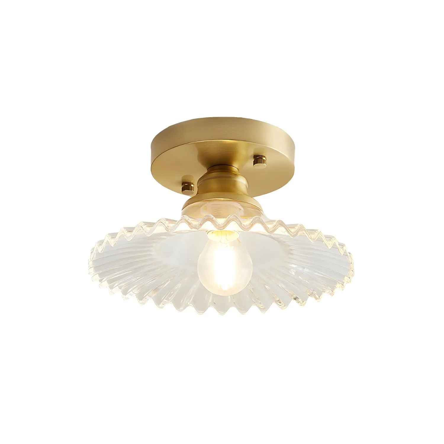 Japanese Retro Glass Ceiling Lamp For Bedroom Hallway S62