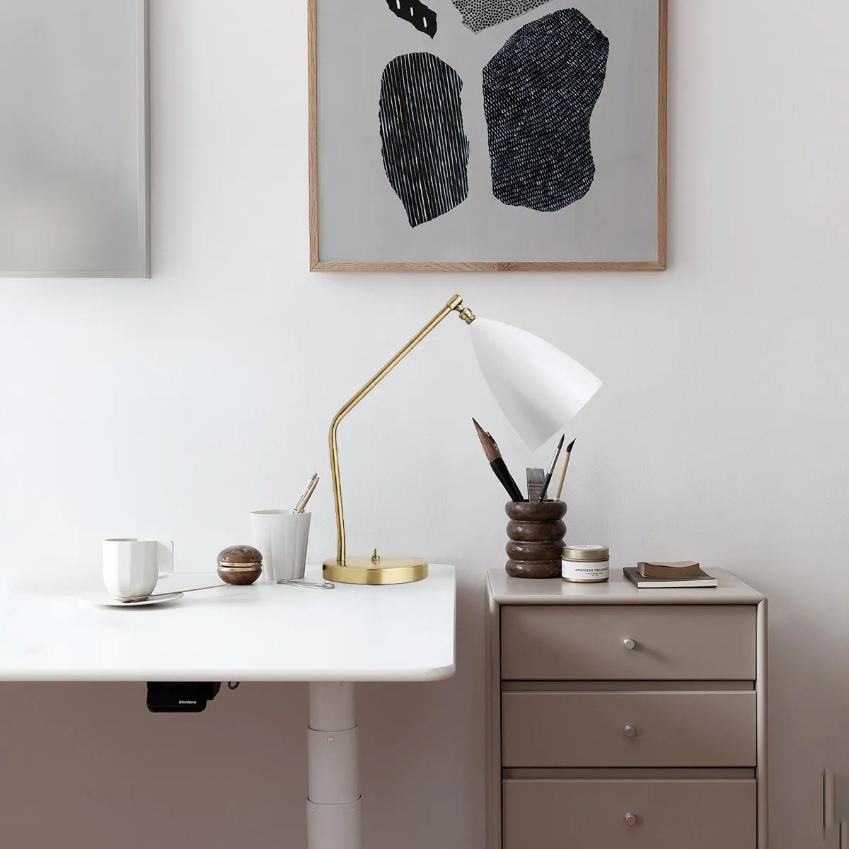 Rotatable Gräshoppa Task Office Table Lamp S158