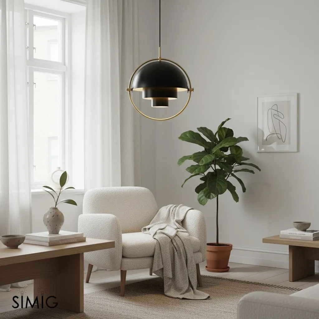 Multiva Pendant Light - Modern Metal Design for Living Room
