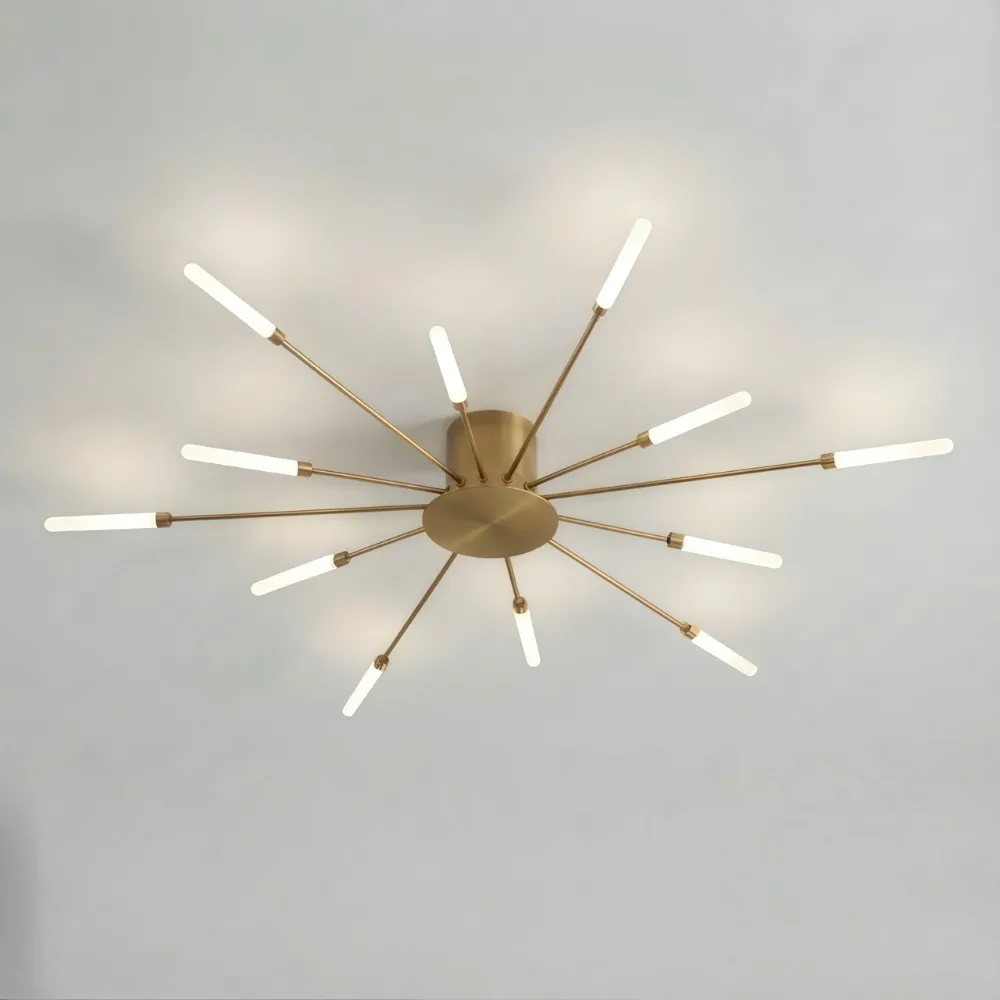 Sputnik Led Fireworks Flush Mount Ceiling Light S40