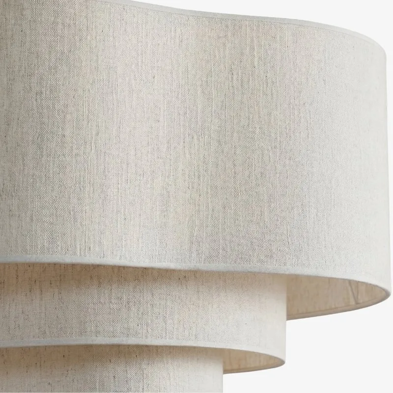Softlume Layered Fabric Pendant Lamp - Sculptural Soft Shade Lamp for Home Ambient Lighting T1180