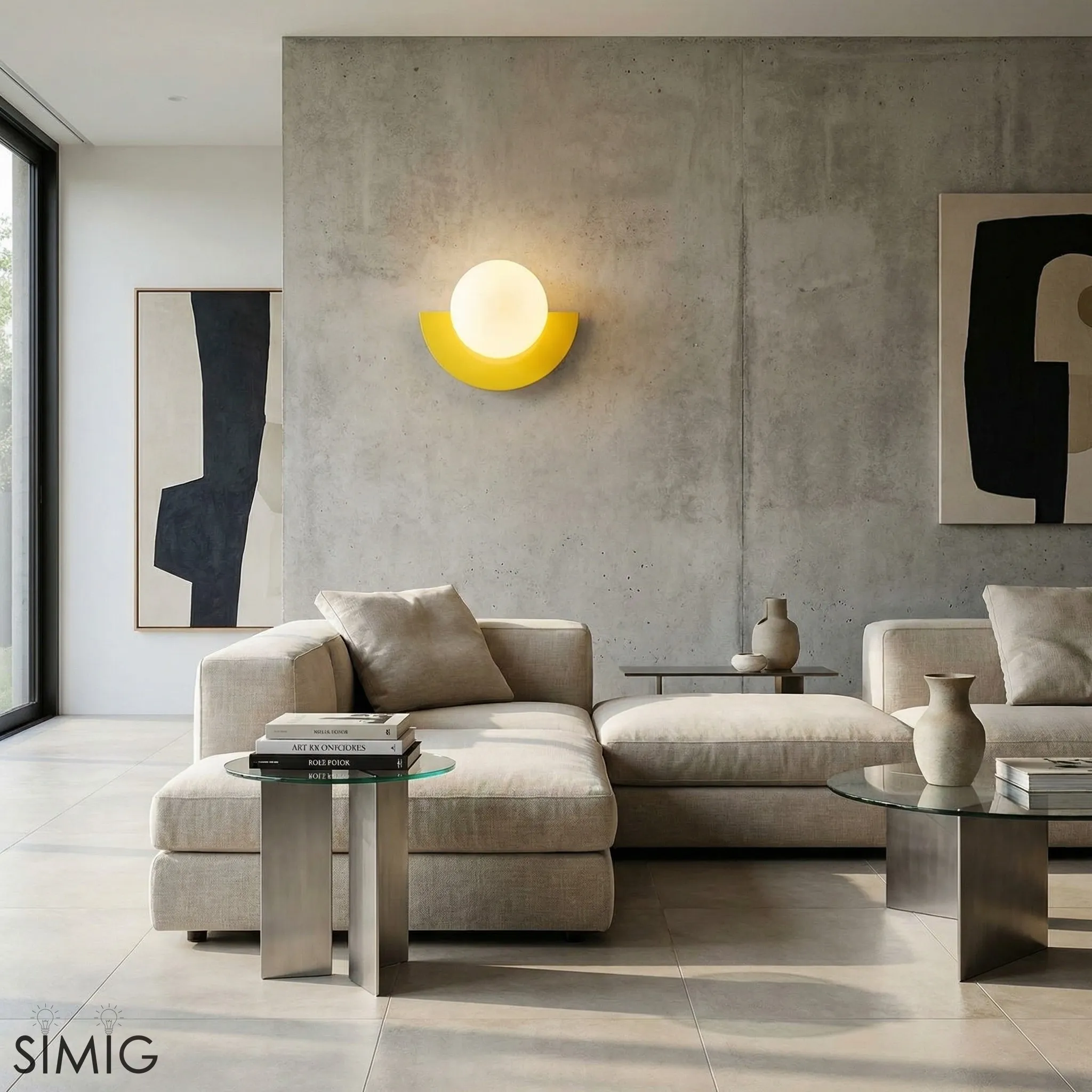 Colourful Ambient Wall Sconce - Decorative Indoor Light Fixture S149