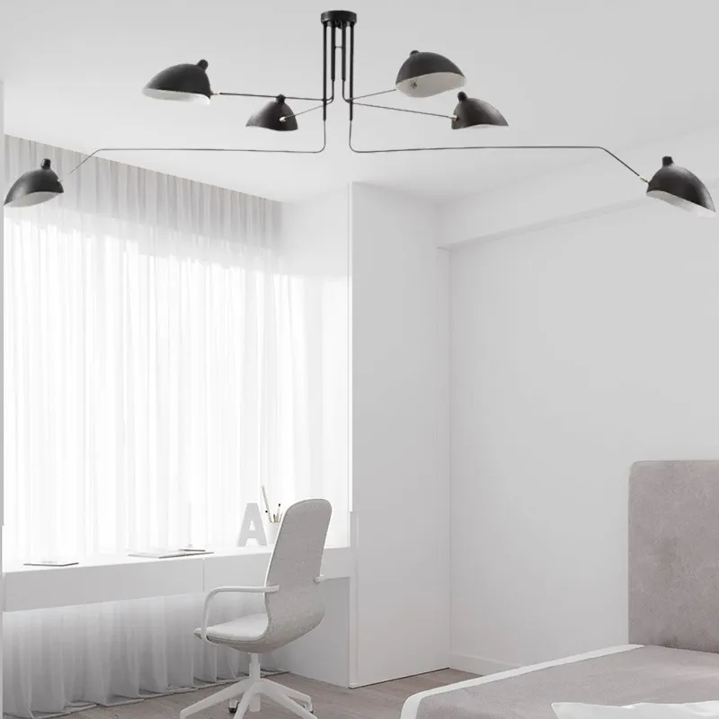 Arclume Arc Ceiling Lamp - Mid Century Multi Arm Light for Living Room