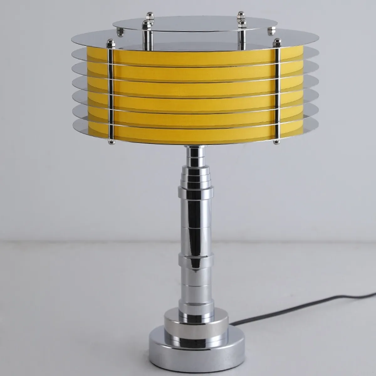 Modern Layered Lamps in Stainless Steel – Table & Floor Options S257