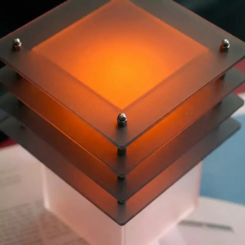 Modern Sunset Multi-Layer Night Light - Acrylic Ambient Table Lamp S376