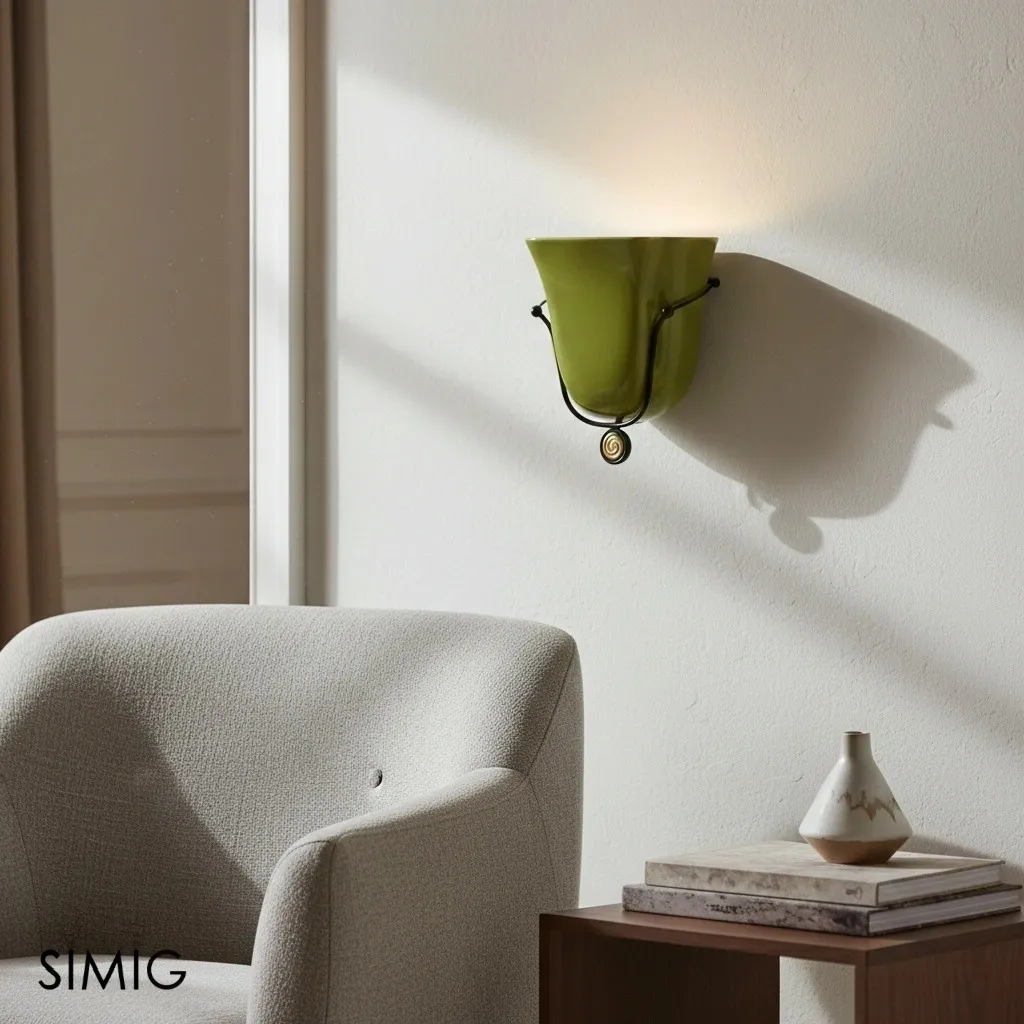 Bellina Modern Glass Wall Sconce - Ambient Lighting for Hallway P075