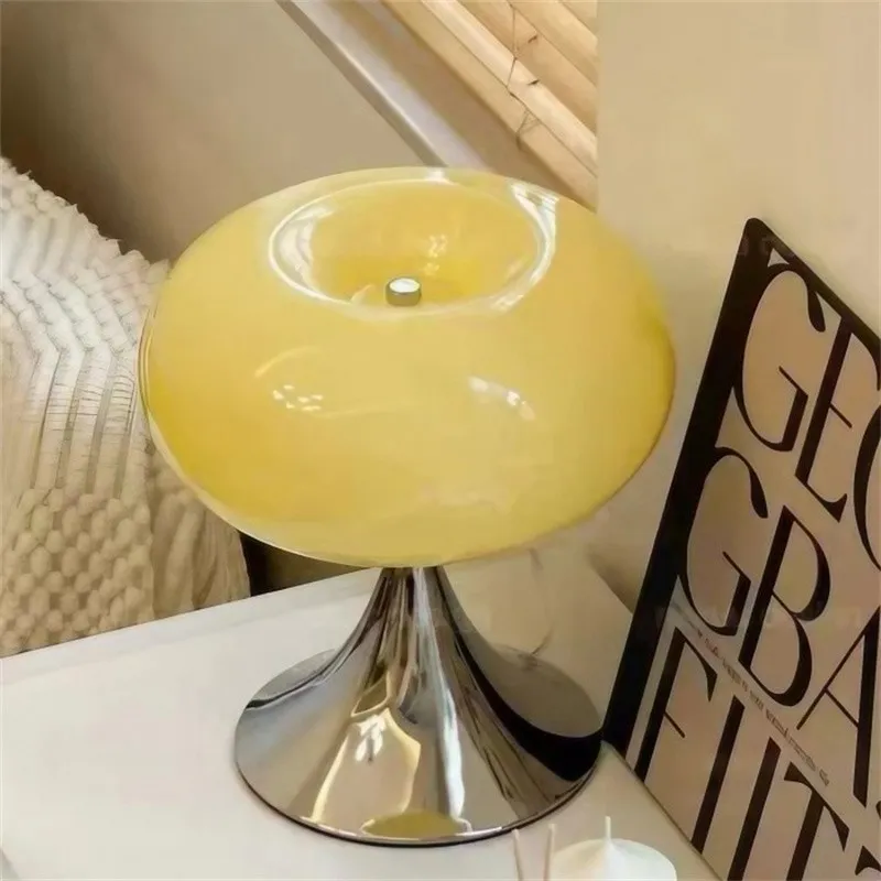 Lollora Bauhaus Apple Glass Table Lamp — Modern Desk & Bedside S171