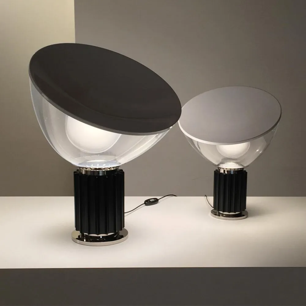 Bowlum Table Lamp - Designer Glass Table Lamp for Bedroom