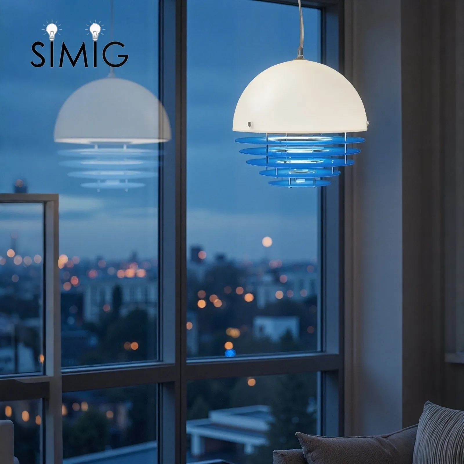 Bauhaus Sunset Pendant Lamp - Warm Ambient Lighting for Living Room S213