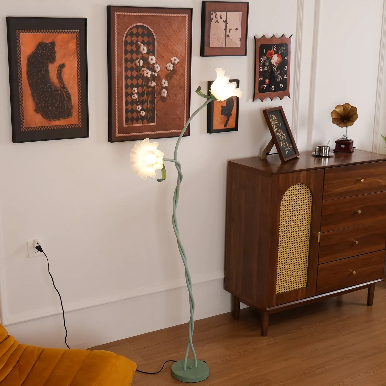 Creative Multi-Head Winding Flower Shape Floor Lamp M75