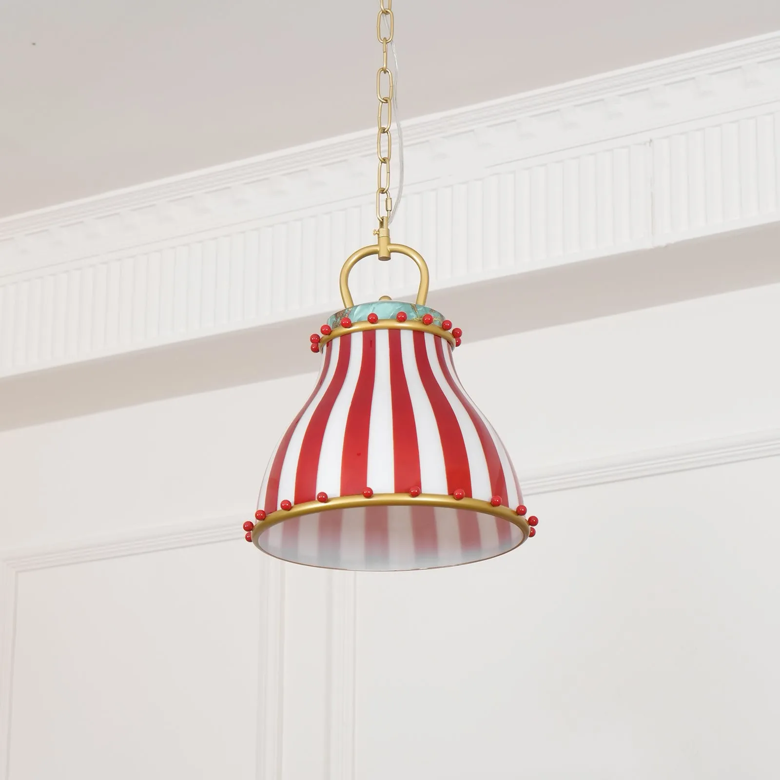 Festilo Circus Striped Glass Pendant for Dining & Living Spaces M66